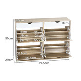 Living Fusion Lilly 2 Drawer Shoe Cabinet