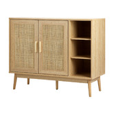 Living Fusion Holly Rattan Shoe Cabinet