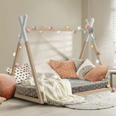 Living Fusion Ellisha Teepee Single Bed Frame