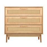 Living Fusion Holly 3 Drawer Rattan Chest