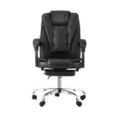 Living Fusion Drogo Faux Leather Massage Office Chair with Footrest