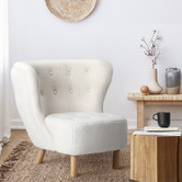 Living Fusion Carlyle Rubberwood Armchair
