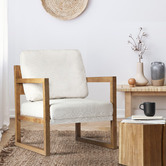 Living Fusion Wystan Rubberwood Armchair