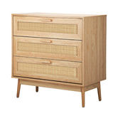 Living Fusion Holly 3 Drawer Rattan Chest