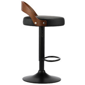 Living Fusion Orville Faux Leather Adjustable Barstools