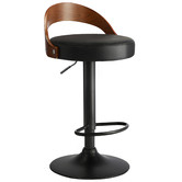 Living Fusion Orville Faux Leather Adjustable Barstools