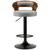 Living Fusion Maggie Upholstered Adjustable Barstools