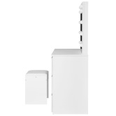 Living Fusion 2 Piece Janet Dressing Table &amp; Stool Set