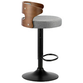 Living Fusion Maggie Upholstered Adjustable Barstools