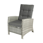 Living Fusion 2 Piece Malvar Sun Lounge Chair &amp; Ottoman Set