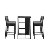 Living Fusion 4 Seater Anhur Outdoor Dining Table &amp; Chair Set