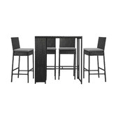 Living Fusion 4 Seater Anhur Outdoor Dining Table &amp; Chair Set
