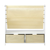Living Fusion Kids&#039; Amenet 2 Drawer Book &amp; Toy Storage Rack