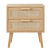 Living Fusion Holly 2 Drawer Bedside Table