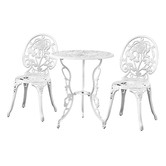Living Fusion 2 Seater Regina Aluminium Outdoor Bistro Set
