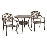 Living Fusion 2 Seater Meija Aluminium Outdoor Bistro Set