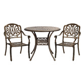 Living Fusion 2 Seater Meija Aluminium Outdoor Bistro Set