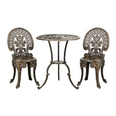 Living Fusion 2 Seater Alliona Aluminium Outdoor Bistro Set