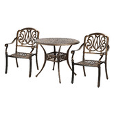 Living Fusion 2 Seater Meija Aluminium Outdoor Bistro Set