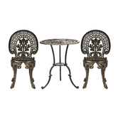 Living Fusion 2 Seater Alliona Aluminium Outdoor Bistro Set
