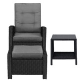 Living Fusion Nixon PE Rattan Outdoor Lounge Set