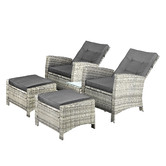 Living Fusion 2 Seater Nixon Outdoor Lounge Set