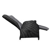 Living Fusion Beau PE Rattan Outdoor Reclining Lounges