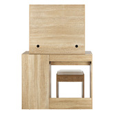 Living Fusion 2 Piece Janet Dressing Table &amp; Stool Set
