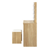 Living Fusion 2 Piece Janet Dressing Table &amp; Stool Set