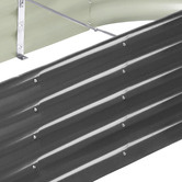 Living Fusion Gordo Galvanised Steel Raised Garden Bed