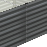 Living Fusion Grey Pierre Galvanised Steel Garden Beds