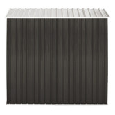 Living Fusion Edison Galvanised Steel Storage Shed