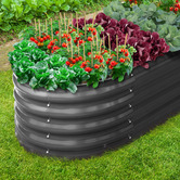 Living Fusion Gordo Galvanised Steel Raised Garden Bed