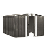 Livingfusion Edison Storage Shed With Base 