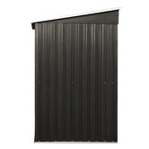 Living Fusion Edison Galvanised Steel Storage Shed with Base