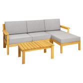 Living Fusion 4 Seater Ivan Outdoor Sofa &amp; Table Set