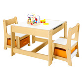 Living Fusion Kids&#039; Marshall 2 Seater Table &amp; Chair Set