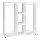 Living Fusion White Billy Open Wardrobe