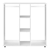 Living Fusion White Billy Open Wardrobe