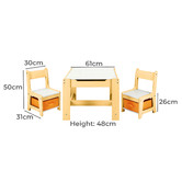 Living Fusion Kids&#039; Marshall 2 Seater Table &amp; Chair Set