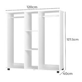 Living Fusion White Billy Open Wardrobe