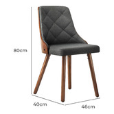 Living Fusion Aldan Upholstered Dining Chairs