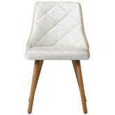 Living Fusion Lindsay Faux Leather Dining Chairs