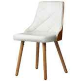 Living Fusion Lindsay Faux Leather Dining Chairs