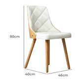 Living Fusion Lindsay Faux Leather Dining Chairs