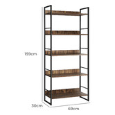 Living Fusion Aldan 5 Tier Display Shelf