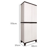 Living Fusion 173cm Lena Outdoor Storage Cabinet