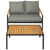 Living Fusion 2 Seater Lena Outdoor Sofa &amp; Side Table Set