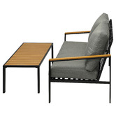 Living Fusion 2 Seater Lena Outdoor Sofa &amp; Side Table Set