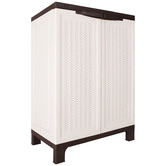 Living Fusion Beige Lena Outdoor Storage Cabinet
